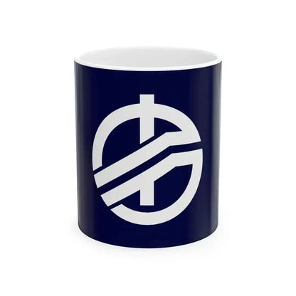 Flag of Kaifu Tokushima 1975-2006 (Japan) White Coffee Mug 11oz - Go Mug Yourself