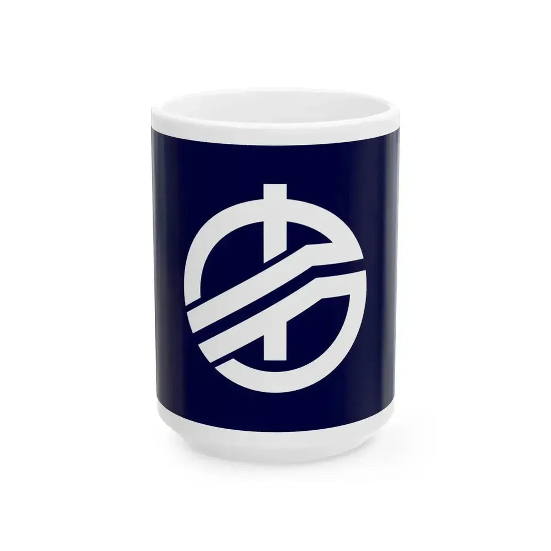 Flag of Kaifu Tokushima 1975-2006 (Japan) White Coffee Mug 15oz - Go Mug Yourself