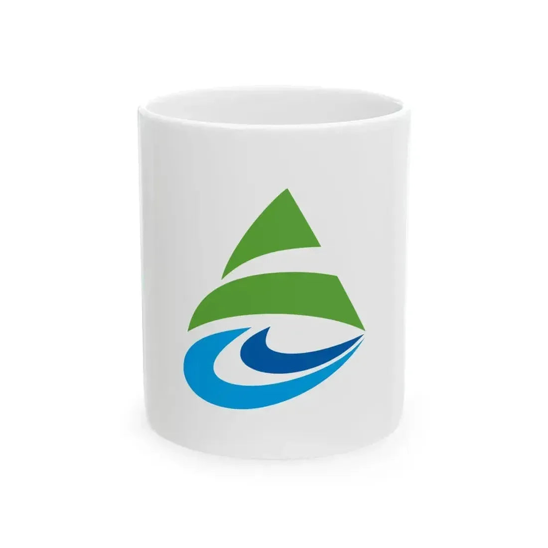 Flag of Kainan Wakayama (Japan) White Coffee Mug 11oz - Go Mug Yourself