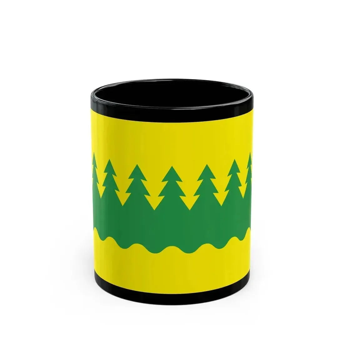Flag of Kainuu Finland - Black Coffee Mug 11oz - Go Mug Yourself