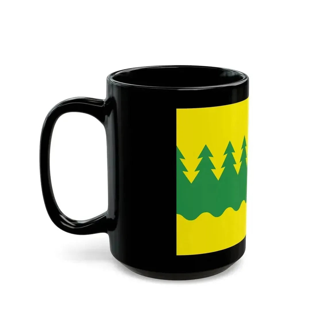 Flag of Kainuu Finland - Black Coffee Mug - Go Mug Yourself