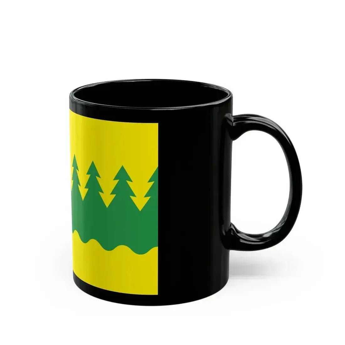 Flag of Kainuu Finland - Black Coffee Mug - Go Mug Yourself