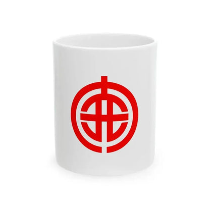 Flag of Kaisei Kanagawa (Japan) White Coffee Mug 11oz - Go Mug Yourself