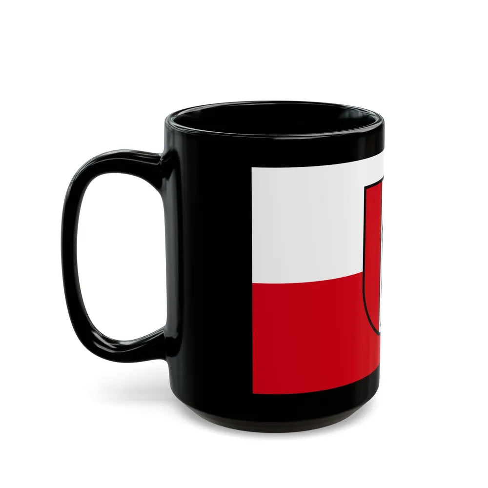 Flag of Kaiserslautern 2 Germany - Black Coffee Mug-Go Mug Yourself