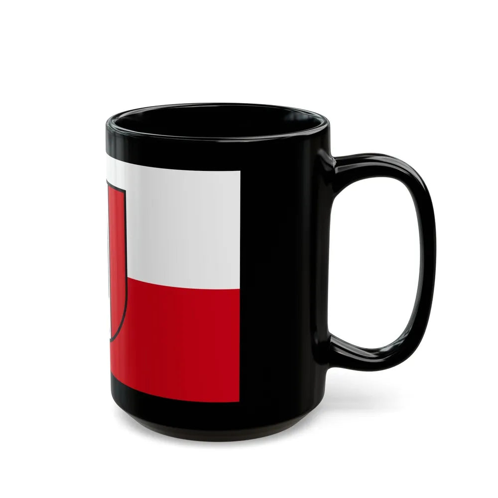 Flag of Kaiserslautern 2 Germany - Black Coffee Mug-Go Mug Yourself