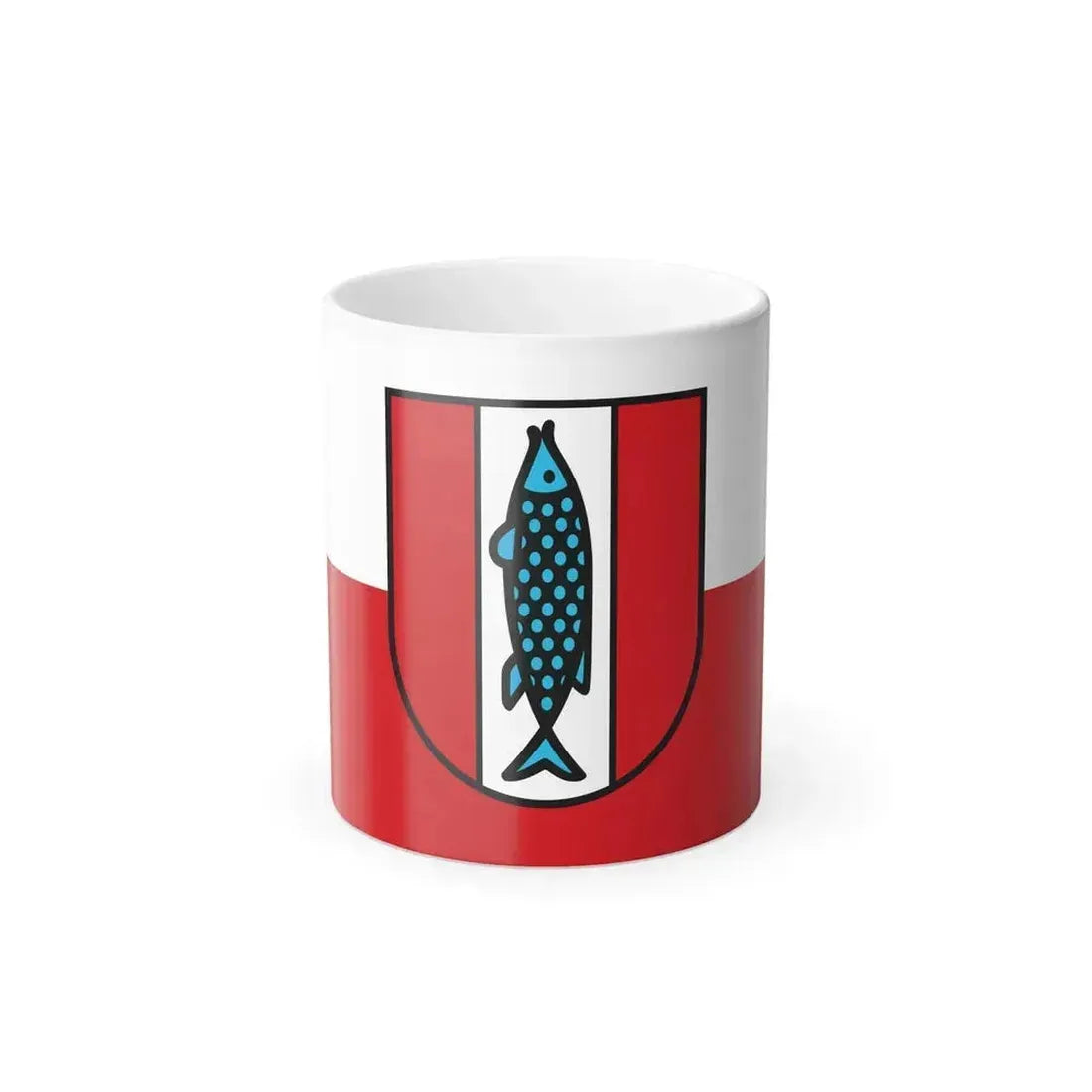 Flag of Kaiserslautern 2 Germany - Color Changing Coffee Mug 11oz - Go Mug Yourself