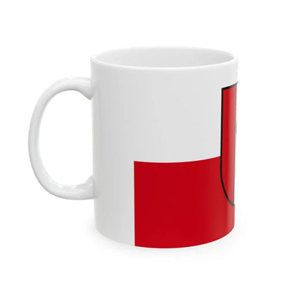 Flag of Kaiserslautern 2 Germany - White Coffee Mug-Go Mug Yourself