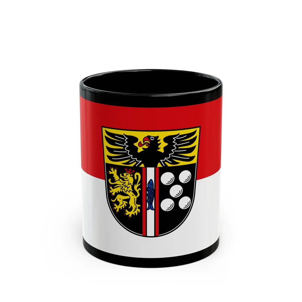 Flag of Kaiserslautern Germany - Black Coffee Mug-11oz-Go Mug Yourself