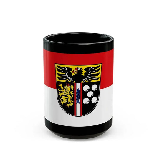 Flag of Kaiserslautern Germany - Black Coffee Mug 15oz - Go Mug Yourself