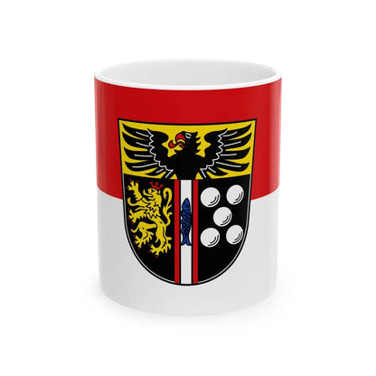 Flag of Kaiserslautern Germany - White Coffee Mug-11oz-Go Mug Yourself