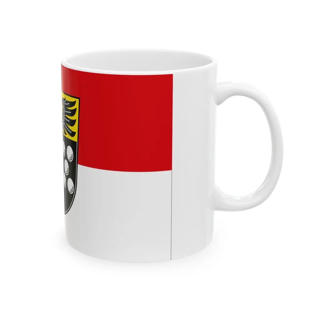 Flag of Kaiserslautern Germany - White Coffee Mug-Go Mug Yourself