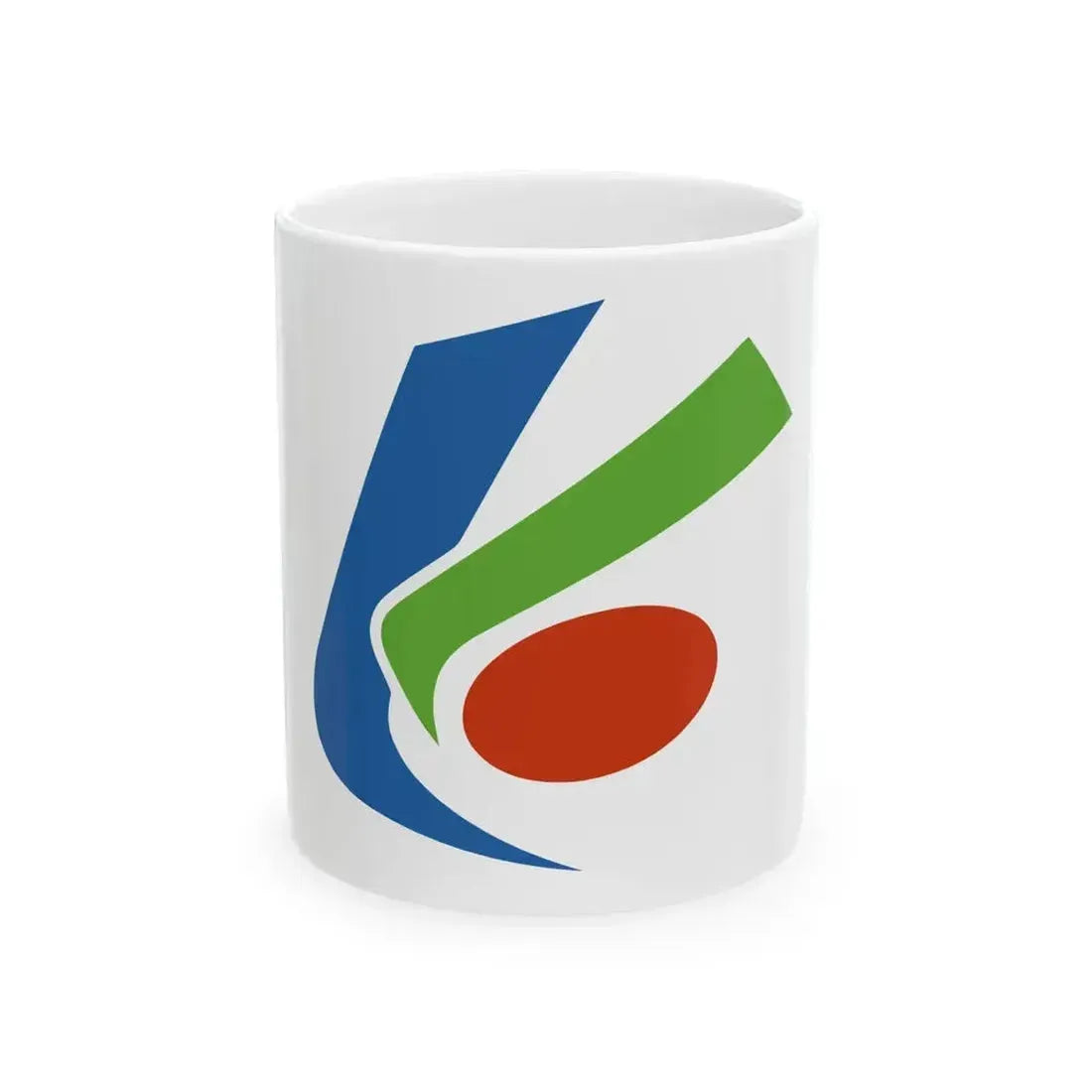 Flag of Kaiyo Tokushima (Japan) White Coffee Mug 11oz - Go Mug Yourself