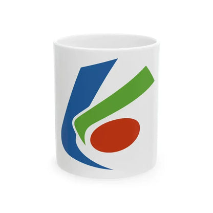 Flag of Kaiyo Tokushima (Japan) White Coffee Mug 11oz - Go Mug Yourself
