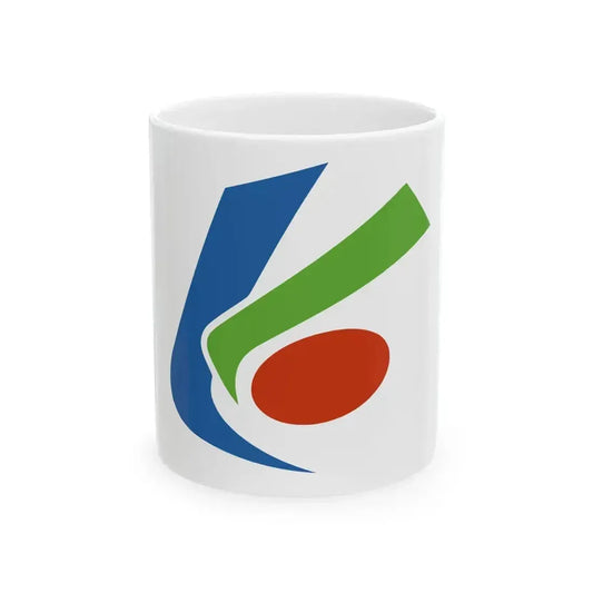 Flag of Kaiyo Tokushima (Japan) White Coffee Mug 11oz - Go Mug Yourself