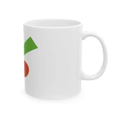 Flag of Kaiyo Tokushima (Japan) White Coffee Mug - Go Mug Yourself