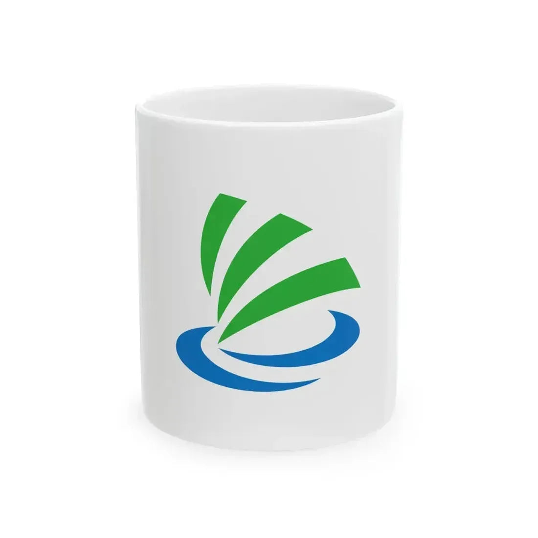 Flag of Kaizu Gifu (Japan) White Coffee Mug 11oz - Go Mug Yourself