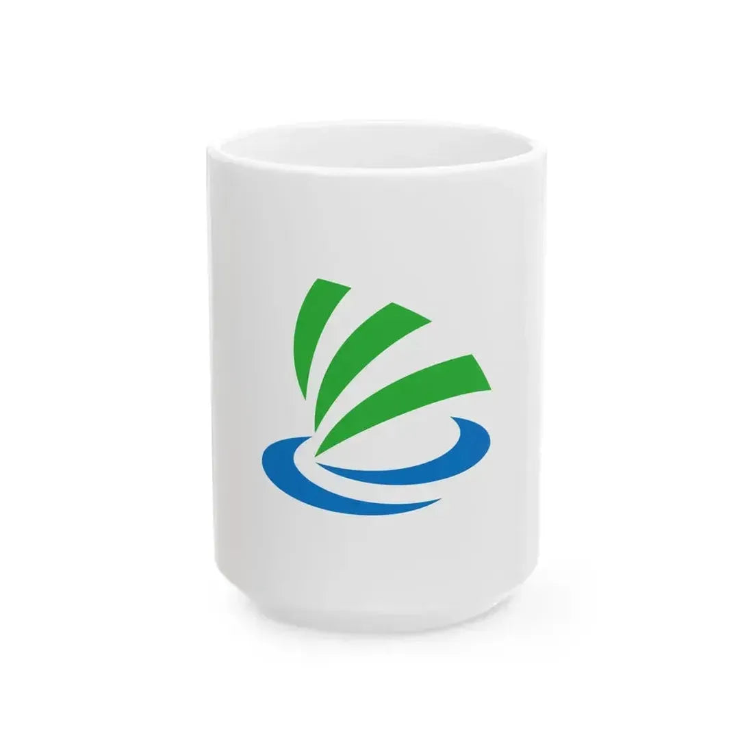 Flag of Kaizu Gifu (Japan) White Coffee Mug 15oz - Go Mug Yourself