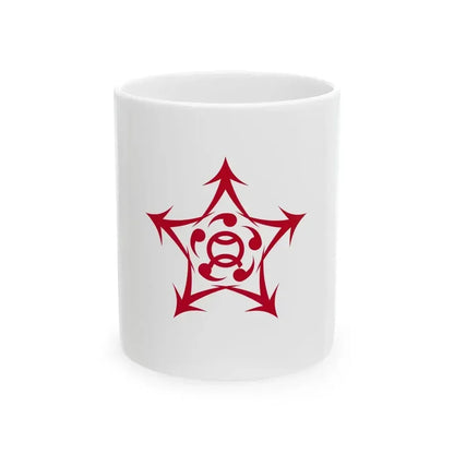 Flag of Kaizuka Osaka (Japan) White Coffee Mug 11oz - Go Mug Yourself