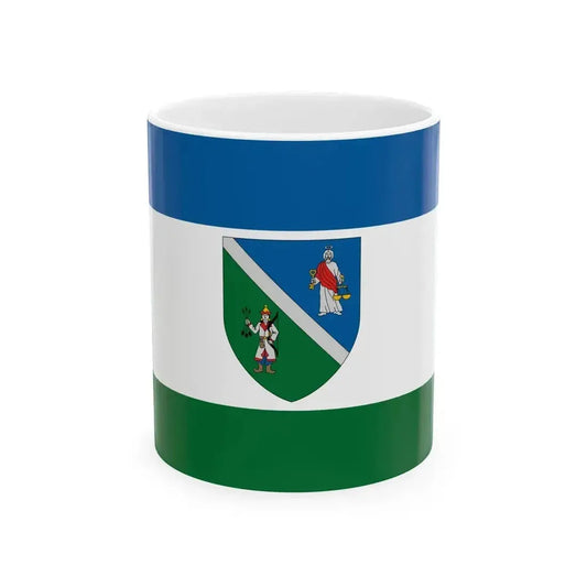 Flag of Kajaszo (Hungary) White Coffee Mug 11oz - Go Mug Yourself