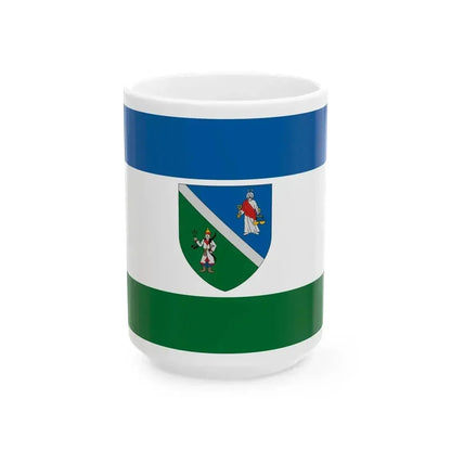 Flag of Kajaszo (Hungary) White Coffee Mug 15oz - Go Mug Yourself