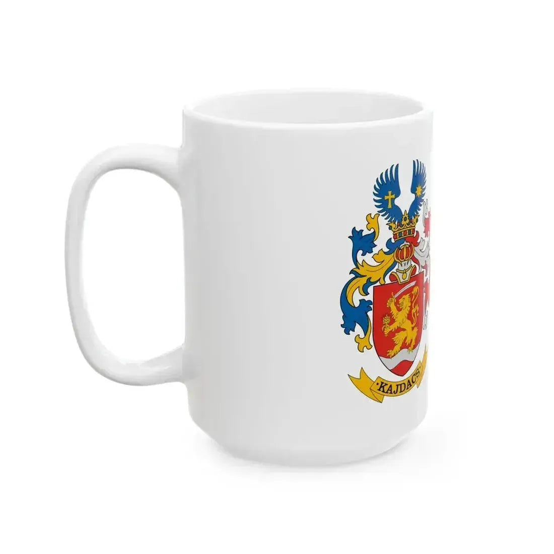 Flag of Kajdacs (Hungary) White Coffee Mug - Go Mug Yourself