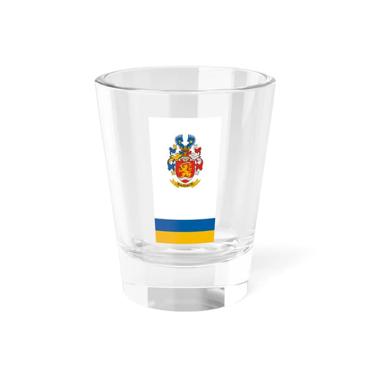 Flag of Kajdacs vertical (Hungary) Shot Glass 1.5oz 1.5oz - Go Mug Yourself