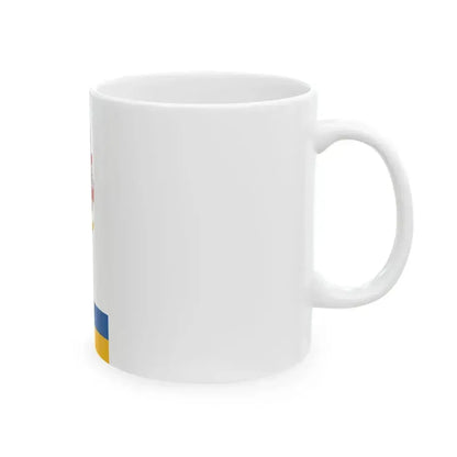 Flag of Kajdacs vertical (Hungary) White Coffee Mug - Go Mug Yourself