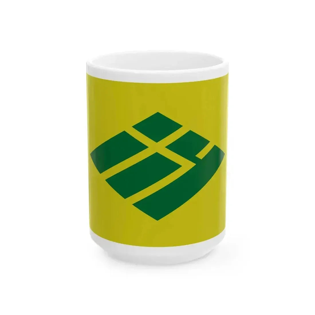 Flag of Kajikawa Niigata 1962-2005 (Japan) White Coffee Mug 15oz - Go Mug Yourself