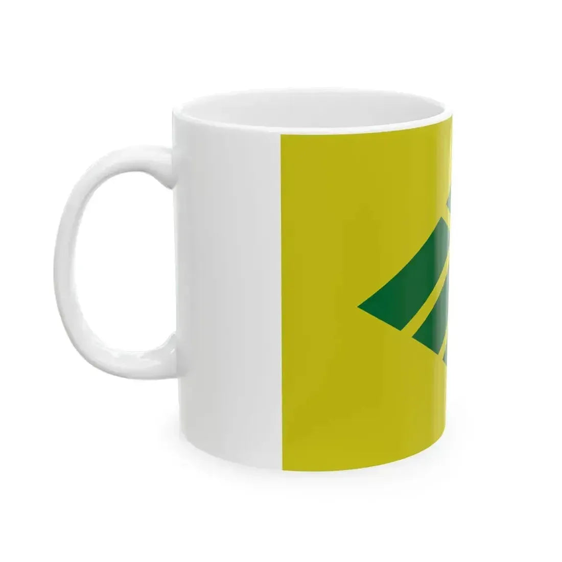 Flag of Kajikawa Niigata 1962-2005 (Japan) White Coffee Mug - Go Mug Yourself