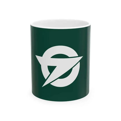 Flag of Kajiki Kagoshima 1968-2010 (Japan) White Coffee Mug 11oz - Go Mug Yourself