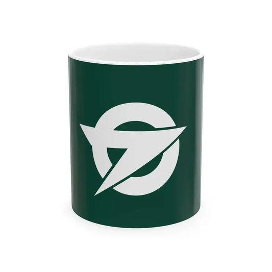 Flag of Kajiki Kagoshima 1968-2010 (Japan) White Coffee Mug 11oz - Go Mug Yourself