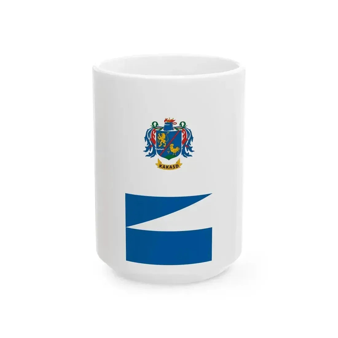 Flag of Kakasd (Hungary) White Coffee Mug 15oz - Go Mug Yourself
