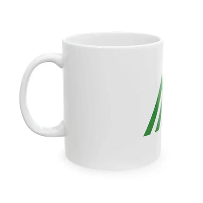 Flag of Kakinoki Shimane 1968-2005 (Japan) White Coffee Mug - Go Mug Yourself