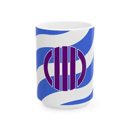 Flag of Kakogawa Hyogo (Japan) White Coffee Mug 15oz - Go Mug Yourself