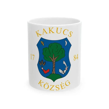 Flag of Kakucs (Hungary) White Coffee Mug 11oz - Go Mug Yourself