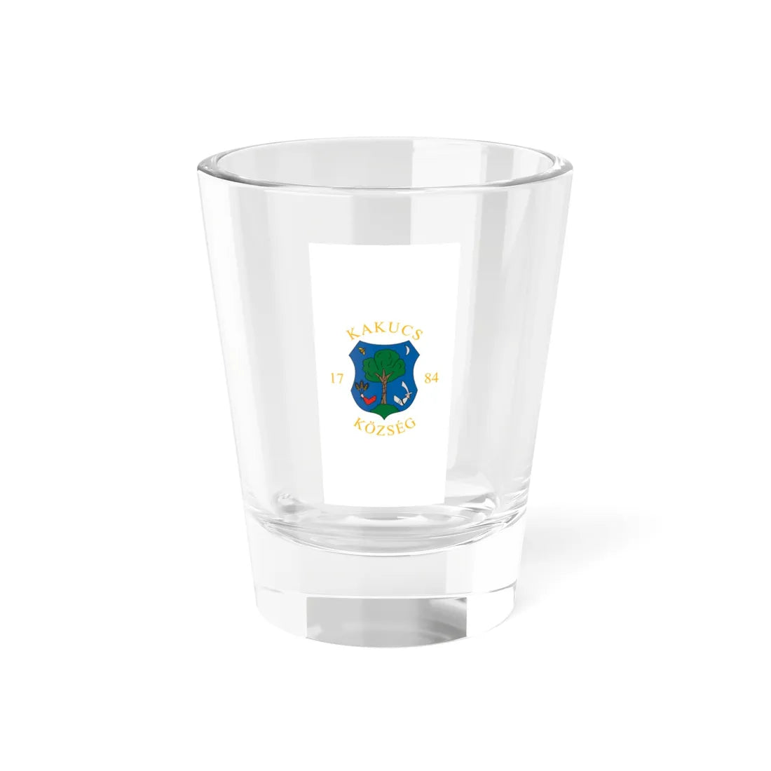 Flag of Kakucs vertical (Hungary) Shot Glass 1.5oz 1.5oz - Go Mug Yourself