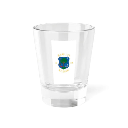 Flag of Kakucs vertical (Hungary) Shot Glass 1.5oz 1.5oz - Go Mug Yourself