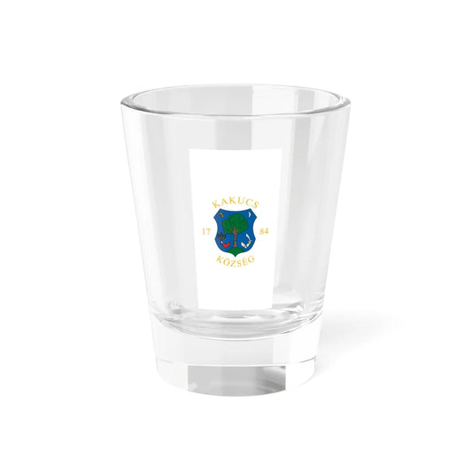 Flag of Kakucs vertical (Hungary) Shot Glass 1.5oz 1.5oz - Go Mug Yourself
