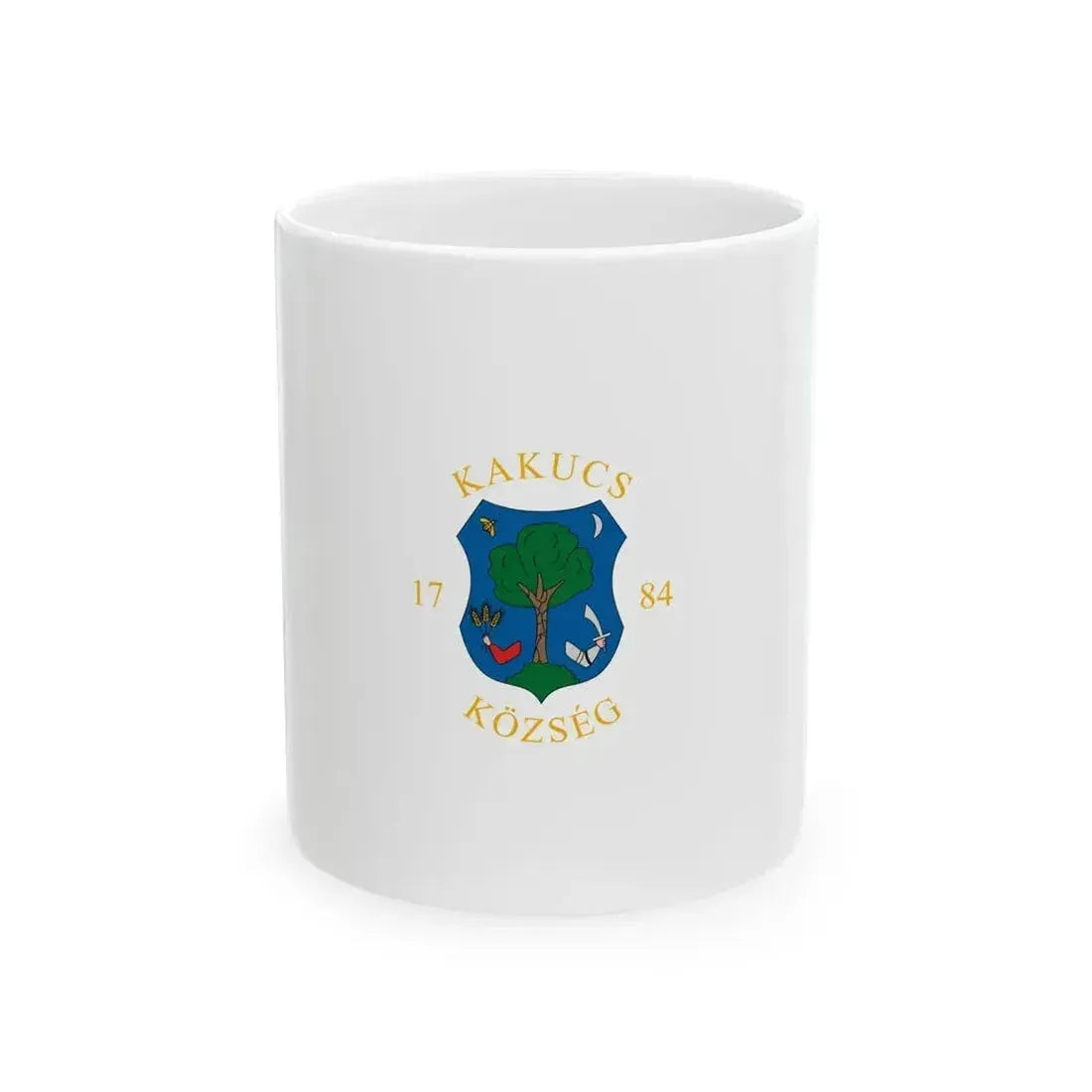 Flag of Kakucs vertical (Hungary) White Coffee Mug 11oz - Go Mug Yourself