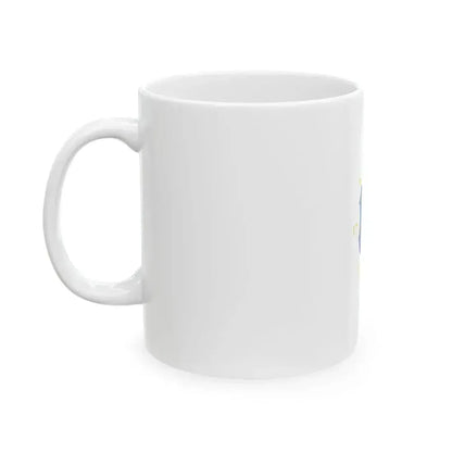 Flag of Kakucs vertical (Hungary) White Coffee Mug - Go Mug Yourself