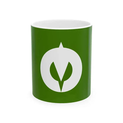 Flag of Kakuda Miyagi (Japan) White Coffee Mug 11oz - Go Mug Yourself