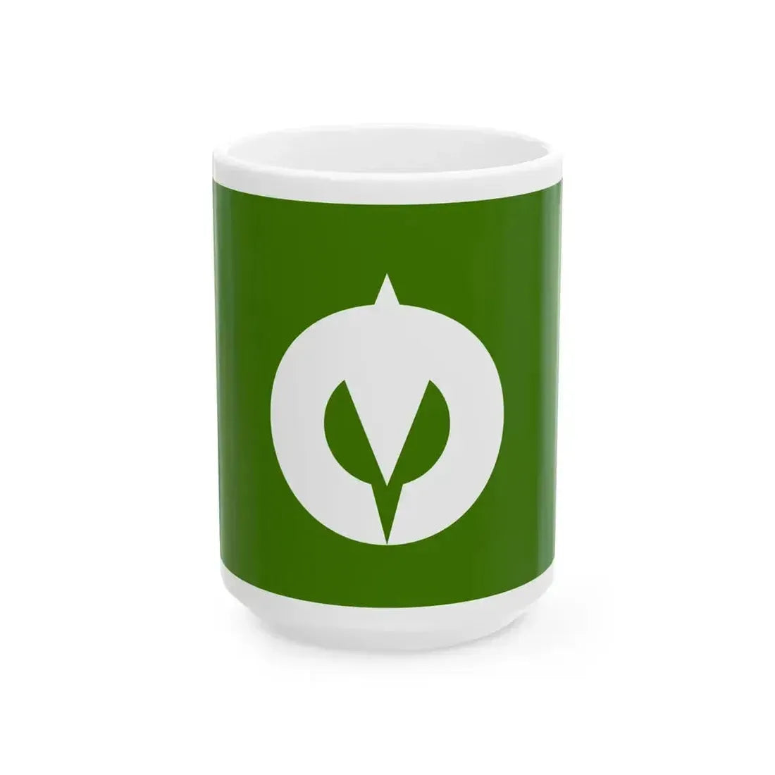 Flag of Kakuda Miyagi (Japan) White Coffee Mug 15oz - Go Mug Yourself