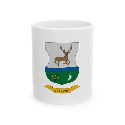 Flag of Kalazno (Hungary) White Coffee Mug 11oz - Go Mug Yourself