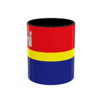 Flag of Kaliningrad Oblast Russia - Accent Coffee Mug 11oz Black - Go Mug Yourself