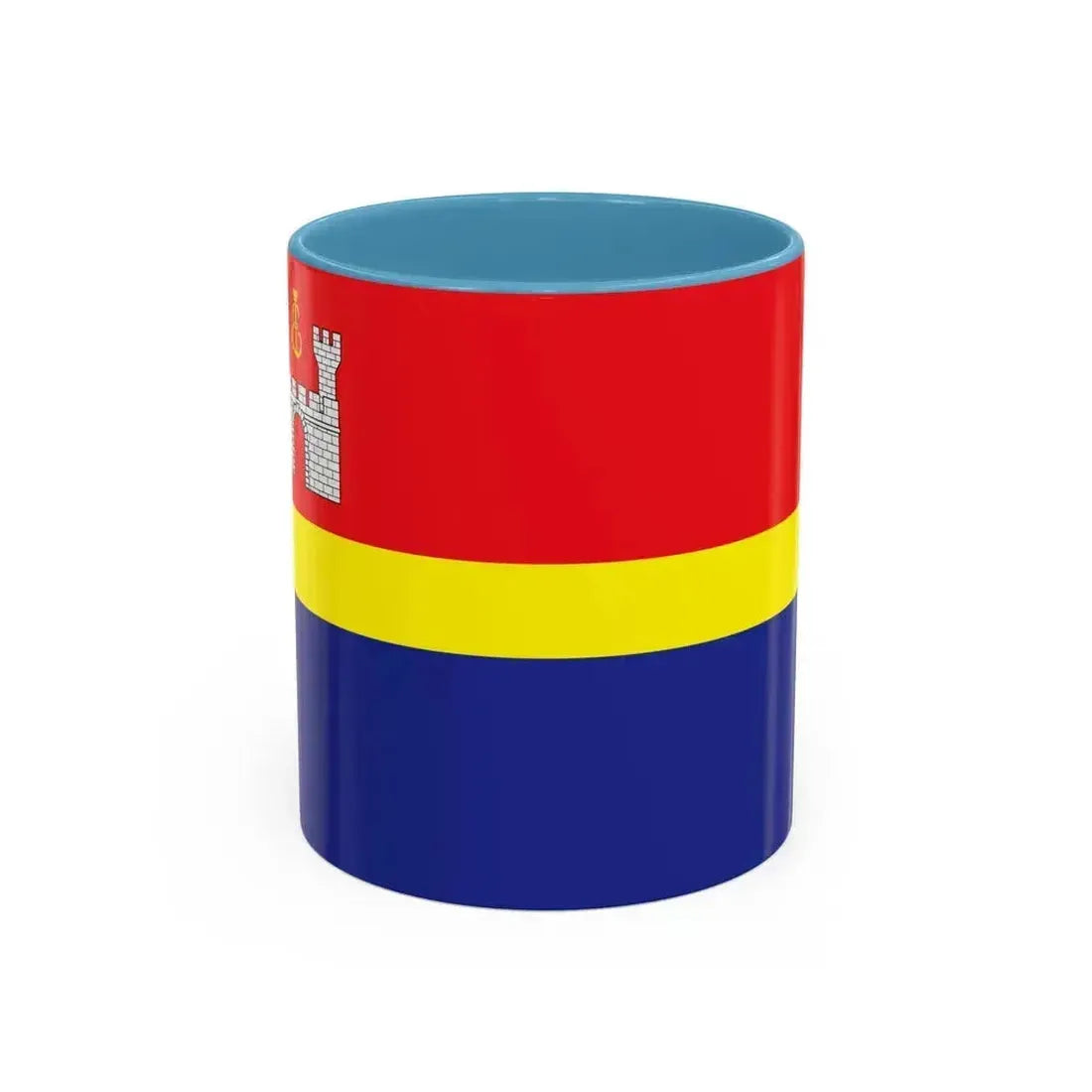 Flag of Kaliningrad Oblast Russia - Accent Coffee Mug 11oz Light Blue - Go Mug Yourself