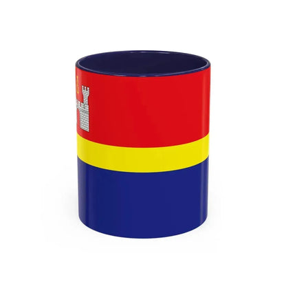 Flag of Kaliningrad Oblast Russia - Accent Coffee Mug 11oz Navy - Go Mug Yourself