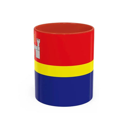 Flag of Kaliningrad Oblast Russia - Accent Coffee Mug 11oz Red - Go Mug Yourself