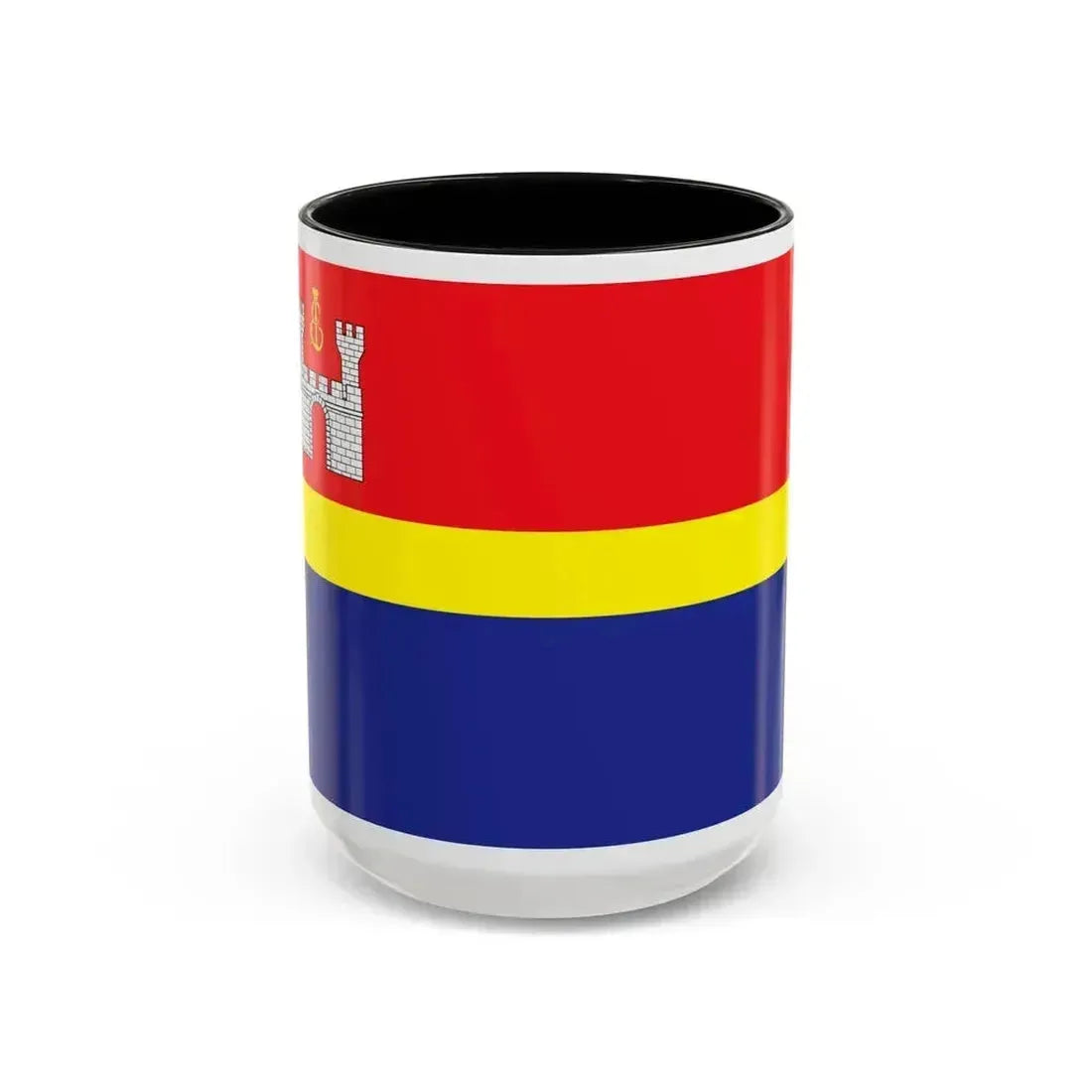 Flag of Kaliningrad Oblast Russia - Accent Coffee Mug 15oz Black - Go Mug Yourself