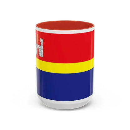 Flag of Kaliningrad Oblast Russia - Accent Coffee Mug 15oz Red - Go Mug Yourself
