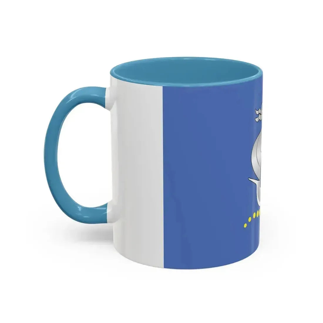 Flag of Kaliningrad Russia - Accent Coffee Mug - Go Mug Yourself